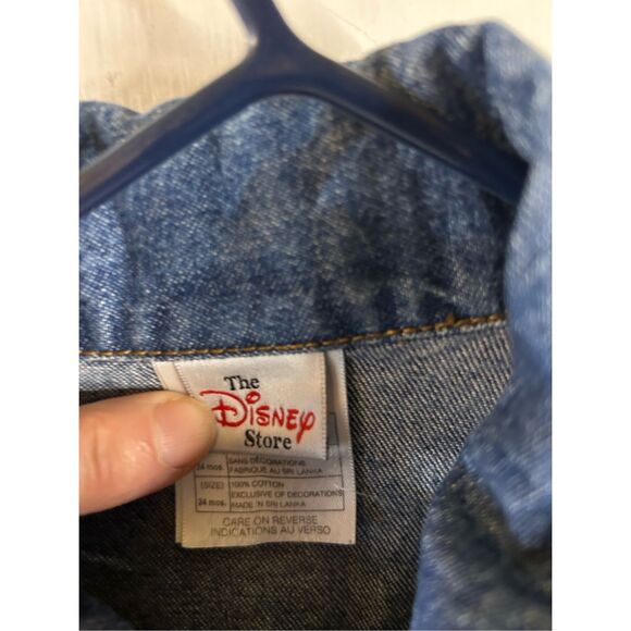 Disney Pooh & Tigger Jean jacket snaps patches 24m - Picture 7 of 8